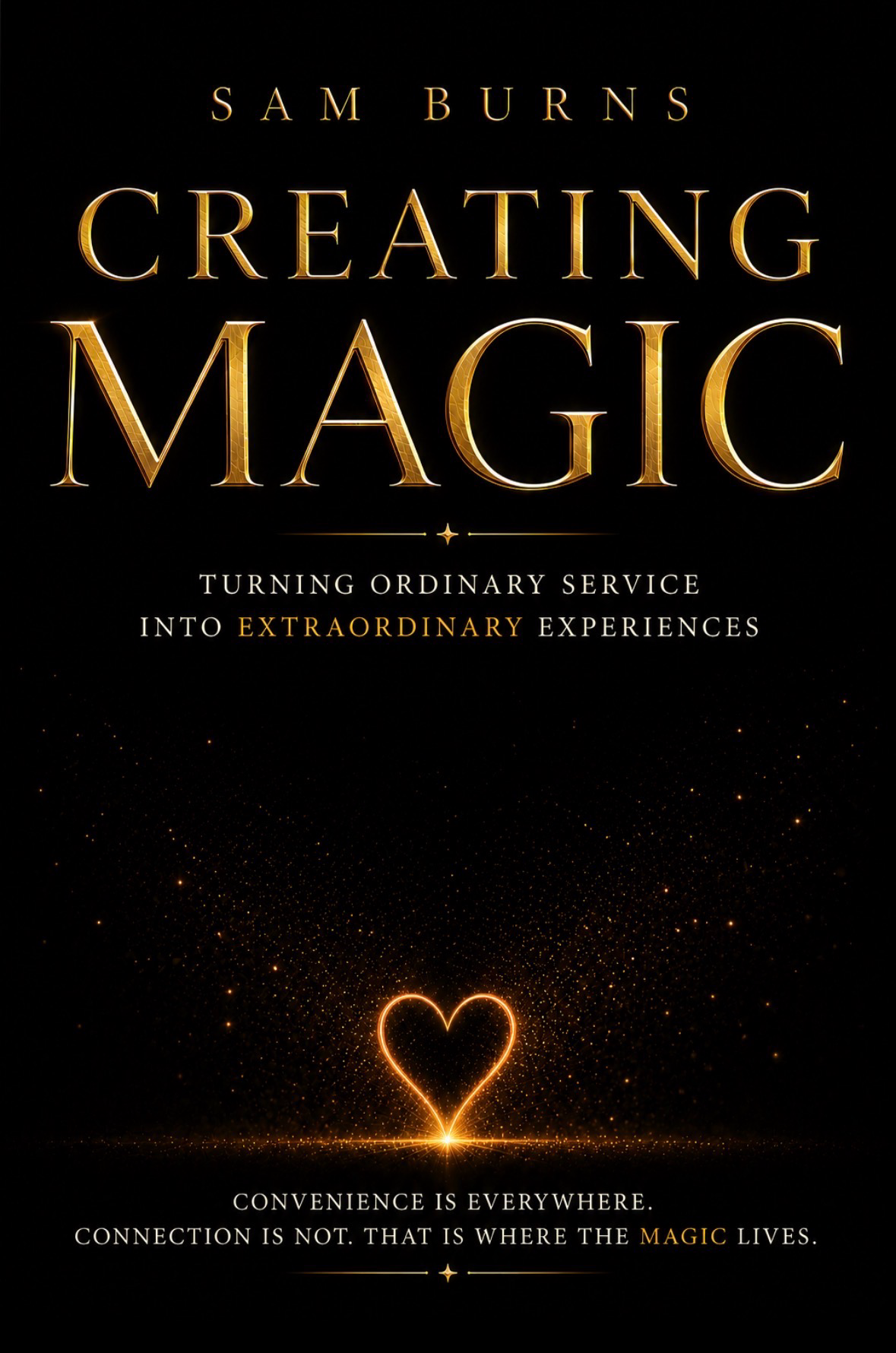 Creating Magic book cover by Sam Burns
