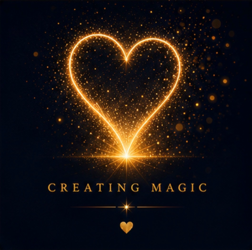Creating Magic — golden heart
